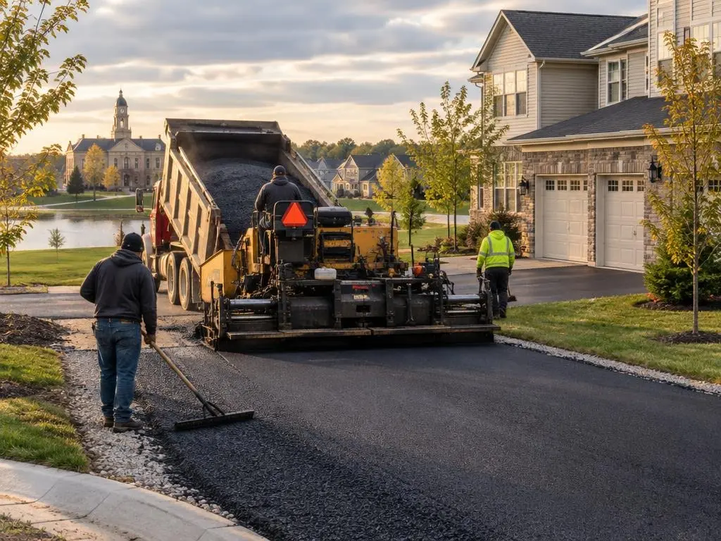 Asphalt Driveway Paving in Noblesville, IN
